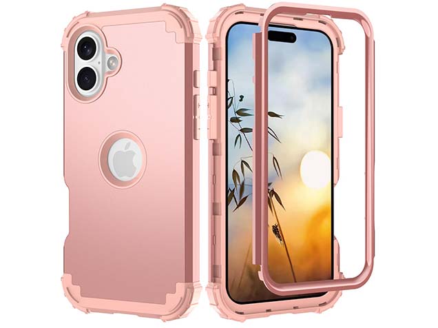 Defender Case for iPhone 16 - Pink