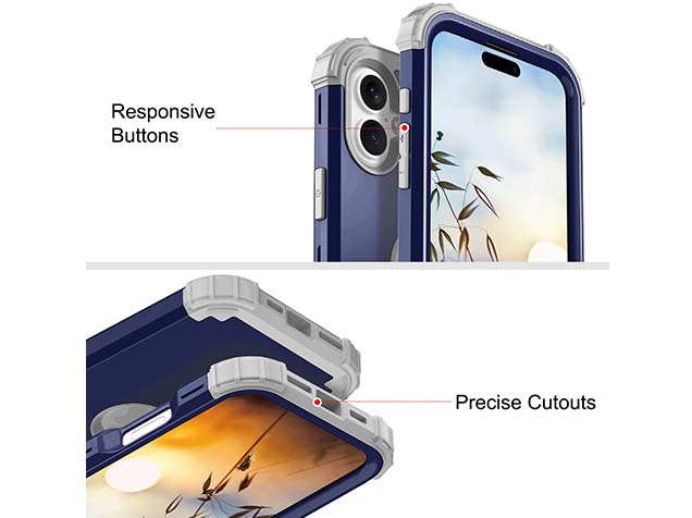 Defender Case for iPhone 16 Plus - Navy