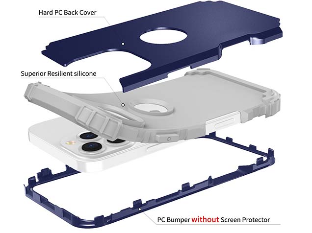 Defender Case for iPhone 16 Pro Max - Navy