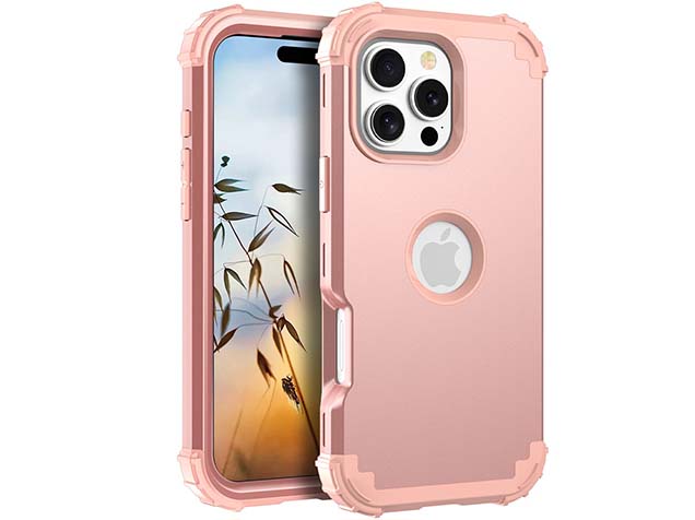 Defender Case for iPhone 16 Pro Max - Pink Impact Case
