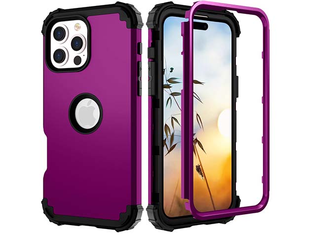 Defender Case for iPhone 16 Pro Max - Plum