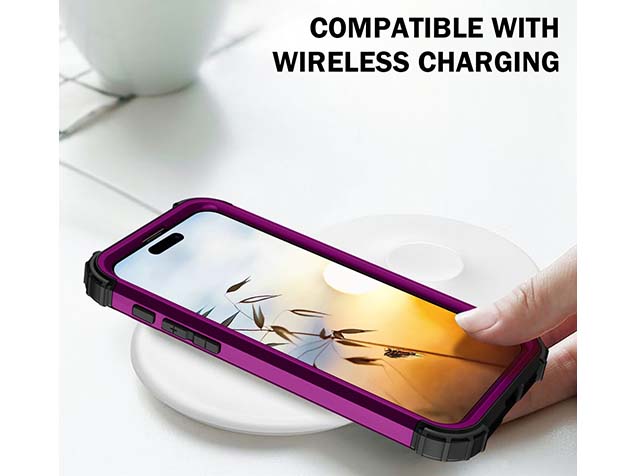 Defender Case for iPhone 16 Pro Max - Plum