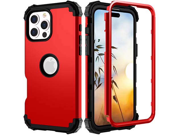 Defender Case for iPhone 16 Pro Max - Red