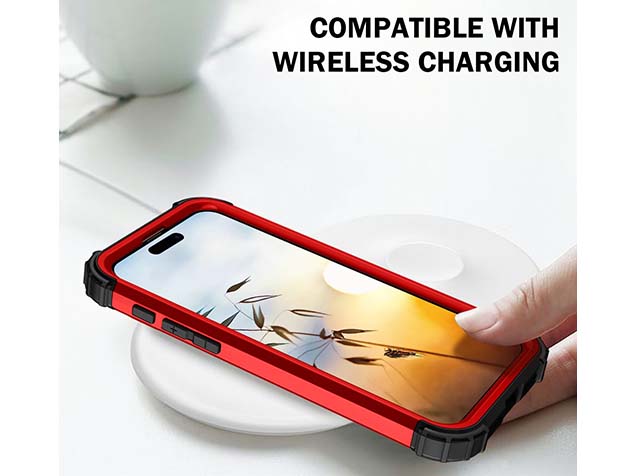 Defender Case for iPhone 16 Pro Max - Red