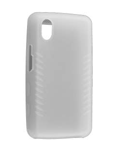 Silicone Case for LG KP500 Cookie - White Silicone Case for LG KP500 Cookie - White