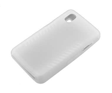 Silicone Case for LG KP500 Cookie - White
