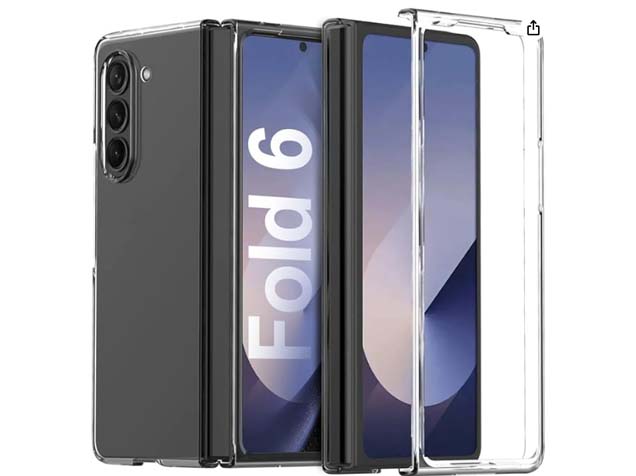 Ultra Thin Clear Case for Samsung Galaxy Z Fold6 - Soft Cover
