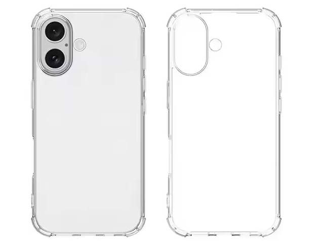 Gel Case with Bumper Edges for iPhone 16 - Clear