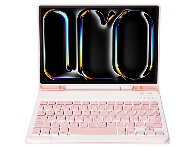 Keyboard and Case for iPad Pro 11 (2024) - Pink