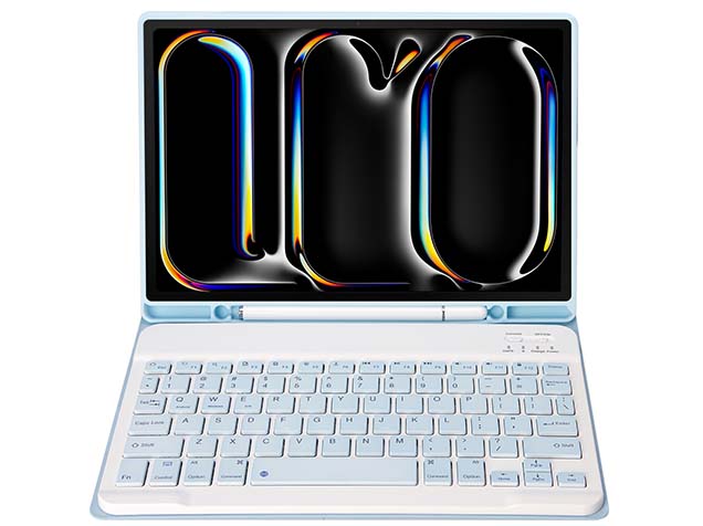 Keyboard and Case for iPad Pro 11 (2024) - Baby Blue