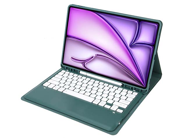 Keyboard and Case for iPad Air 13 (2024) - Teal