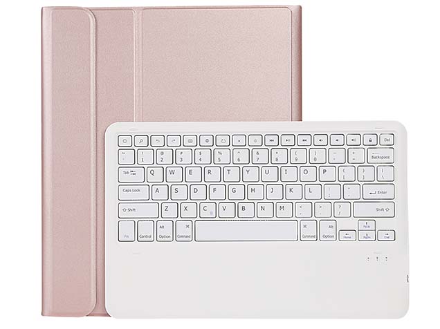 Keyboard and Case for iPad Air 13 (2024) - Rose Gold Keyboard