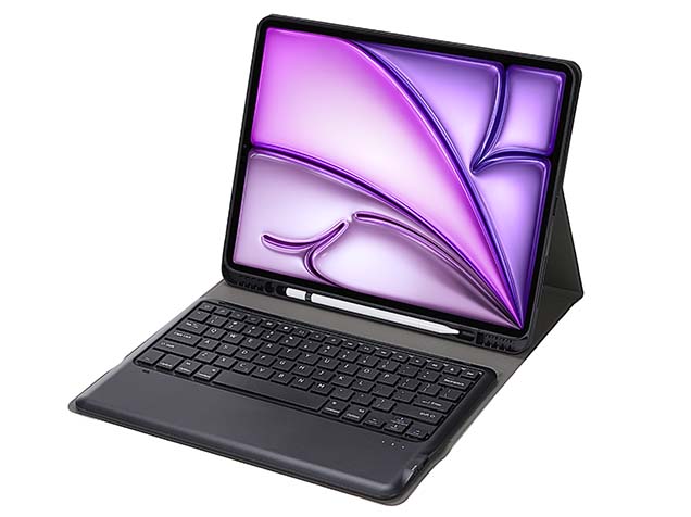 Keyboard and Case for iPad Air 13 (2024) - Black