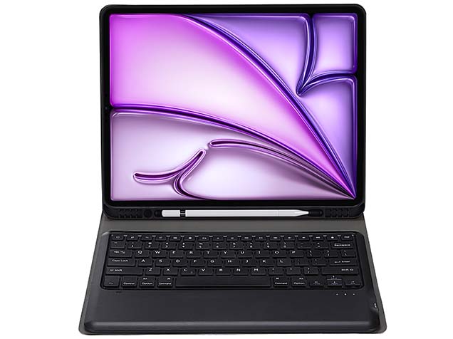 Keyboard and Case for iPad Air 13 (2024) - Black