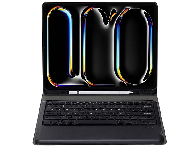 Keyboard and Case for iPad Pro 13 (2024) - Black