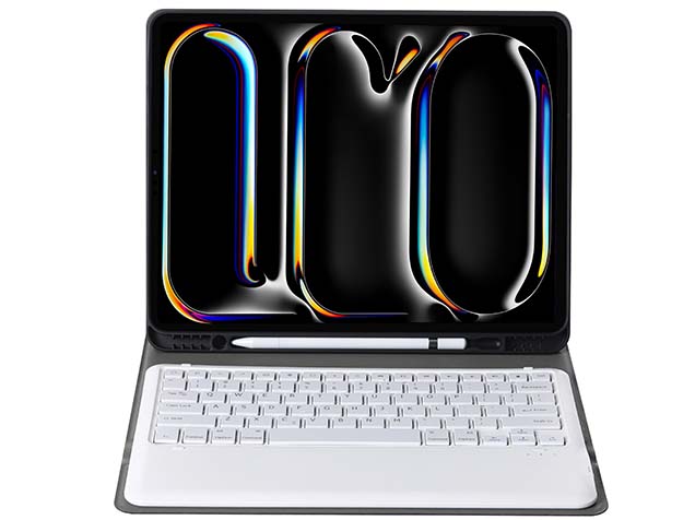 Keyboard and Case for iPad Pro 13 (2024) - Rose Gold