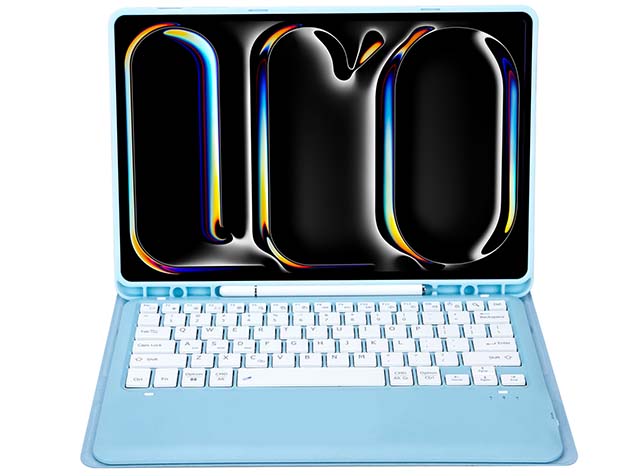 Keyboard and Case for iPad Pro 13 (2024) - Baby Blue