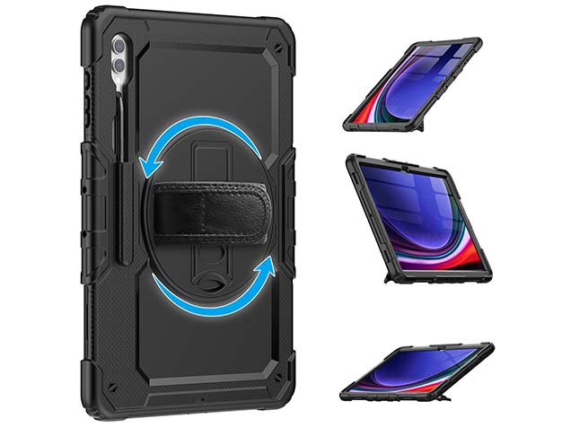 Rugged Impact Case for Samsung Galaxy Tab S10+ - Classic Black