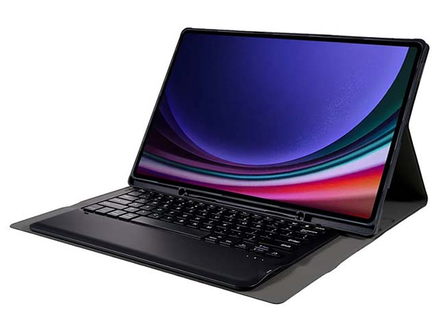 Keyboard and Case for Samsung Galaxy Tab S10 Ultra - Black