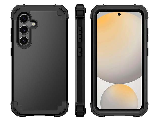 Defender Case for the Samsung Galaxy S24 FE - Black