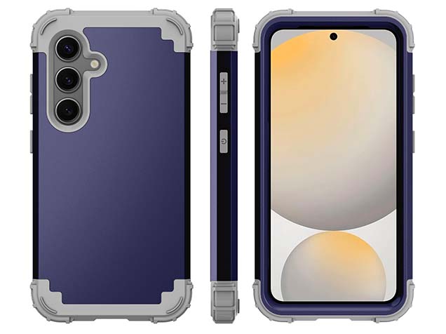 Defender Case for the Samsung Galaxy S24 FE - Navy/Grey