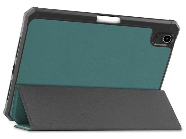 Slim Synthetic Leather Case with Stand and Pen Holder for the iPad mini 7 (2024 - A17 Pro) - Teal