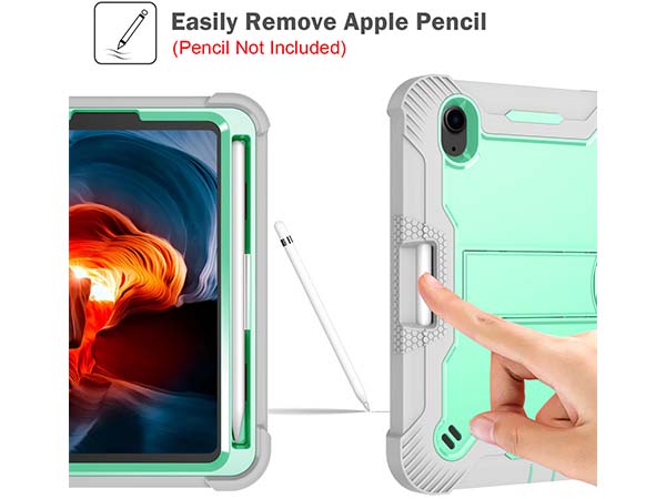 Impact Case for Apple iPad mini 7 (2024 - A17 Pro) - Mint/Grey