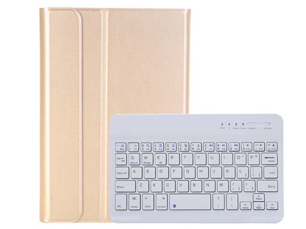 Smart Bluetooth Keyboard & Case for iPad mini 7 (2024 - A17 Pro) - Gold Keyboard