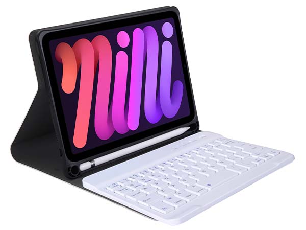Smart Bluetooth Keyboard & Case for iPad mini 7 (2024 - A17 Pro) - Rose Gold