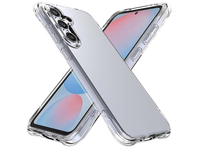 Gel Case with Bumper Edges for Samsung Galaxy S24 FE - Clear Soft Cover
