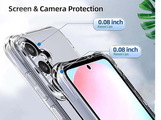 Gel Case with Bumper Edges for Samsung Galaxy S24 FE - Clear