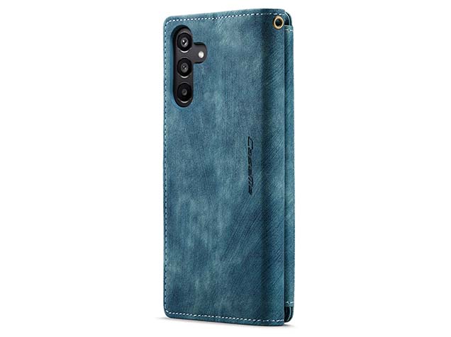 CaseMe Synthetic Leather Wallet Case with Zipper Pocket for Samsung Galaxy A16 - Teal