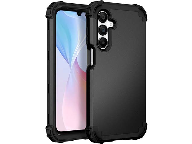 Defender Case for the Samsung Galaxy A16 - Black Impact Case