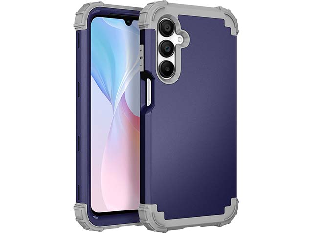 Defender Case for the Samsung Galaxy A16 - Navy/Grey Impact Case