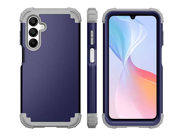 Defender Case for the Samsung Galaxy A16 - Navy/Grey