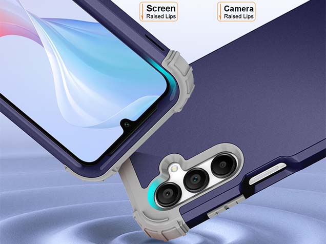 Defender Case for the Samsung Galaxy A16 - Navy/Grey
