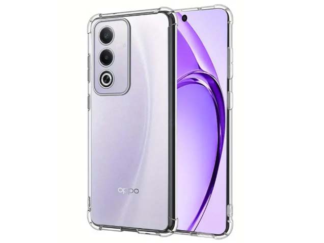 Gel Case with Bumper Edges for OPPO A80 5G - Clear Soft Cover