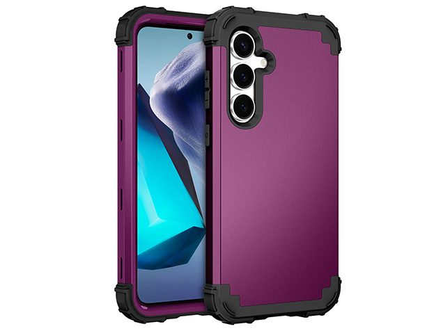 Defender Case for the Samsung Galaxy S25 - Plum Impact Case