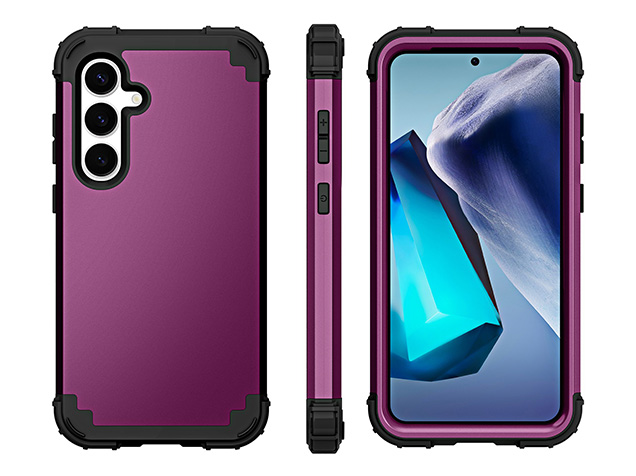 Defender Case for the Samsung Galaxy S25 - Plum