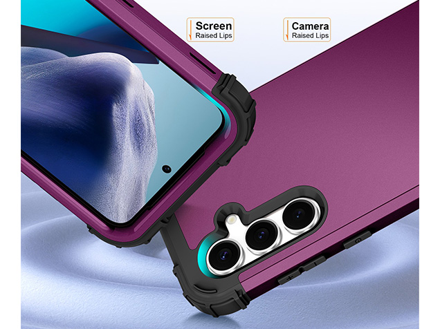 Defender Case for the Samsung Galaxy S25 - Plum