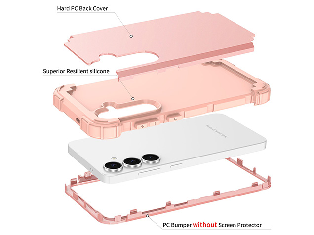 Defender Case for the Samsung Galaxy S25+ - Pink