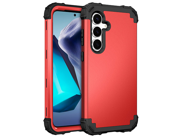 Defender Case for the Samsung Galaxy S25+ - Red Impact Case