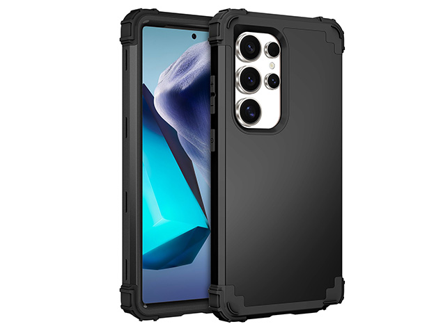 Defender Case for the Samsung Galaxy S25 Ultra - Black Impact Case