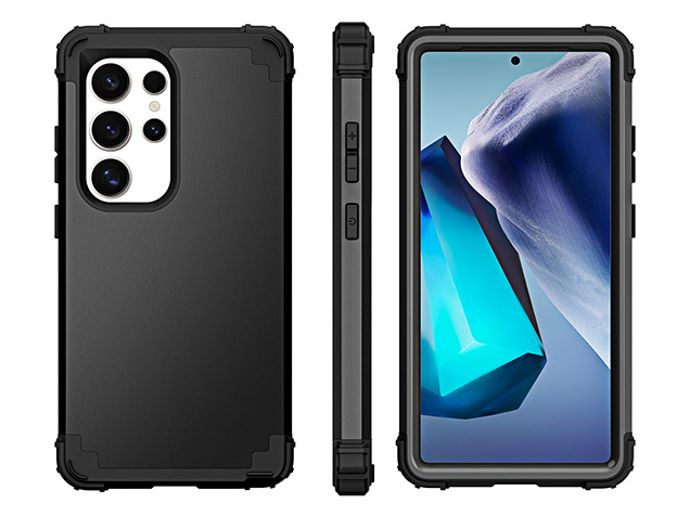 Defender Case for the Samsung Galaxy S25 Ultra - Black