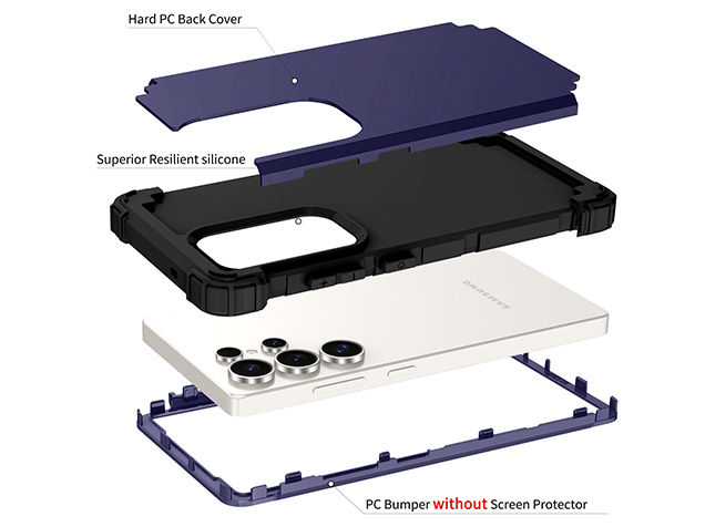 Defender Case for the Samsung Galaxy S25 Ultra - Navy