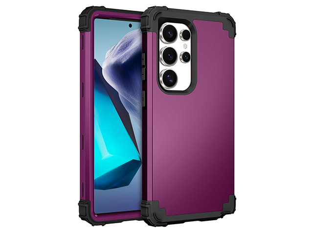 Defender Case for the Samsung Galaxy S25 Ultra - Plum Impact Case