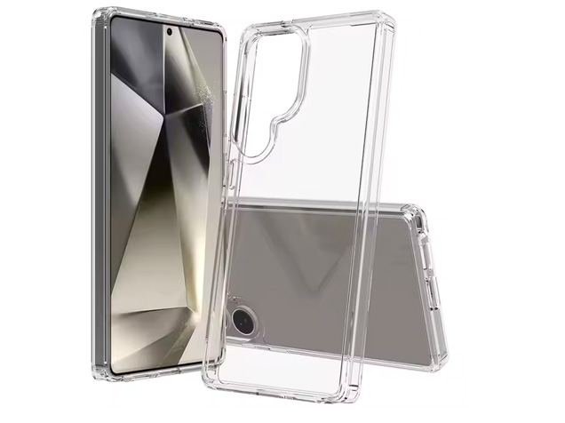 Gel Case with Bumper Edges for Samsung Galaxy S25 Ultra - Clear Soft Cover