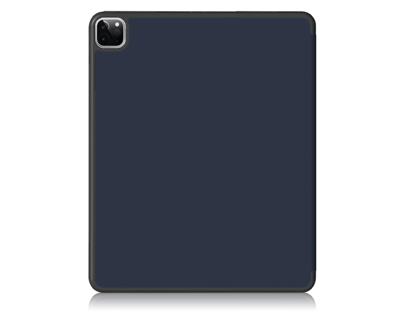 Synthetic Leather Flip Case with Stand for iPad Air 13 inch (2025) - Midnight Blue
