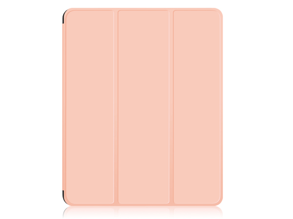 Synthetic Leather Flip Case with Stand for iPad Air 13 inch (2025) - Apricot