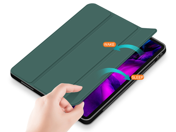 Synthetic Leather Flip Case with Stand for iPad Air 13 inch (2025) - Teal